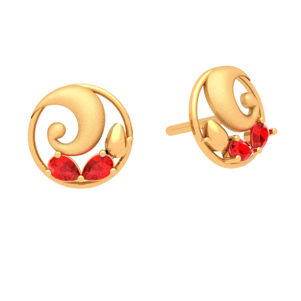 Beautiful 14k Gold Earrings Design From Online Exclusive