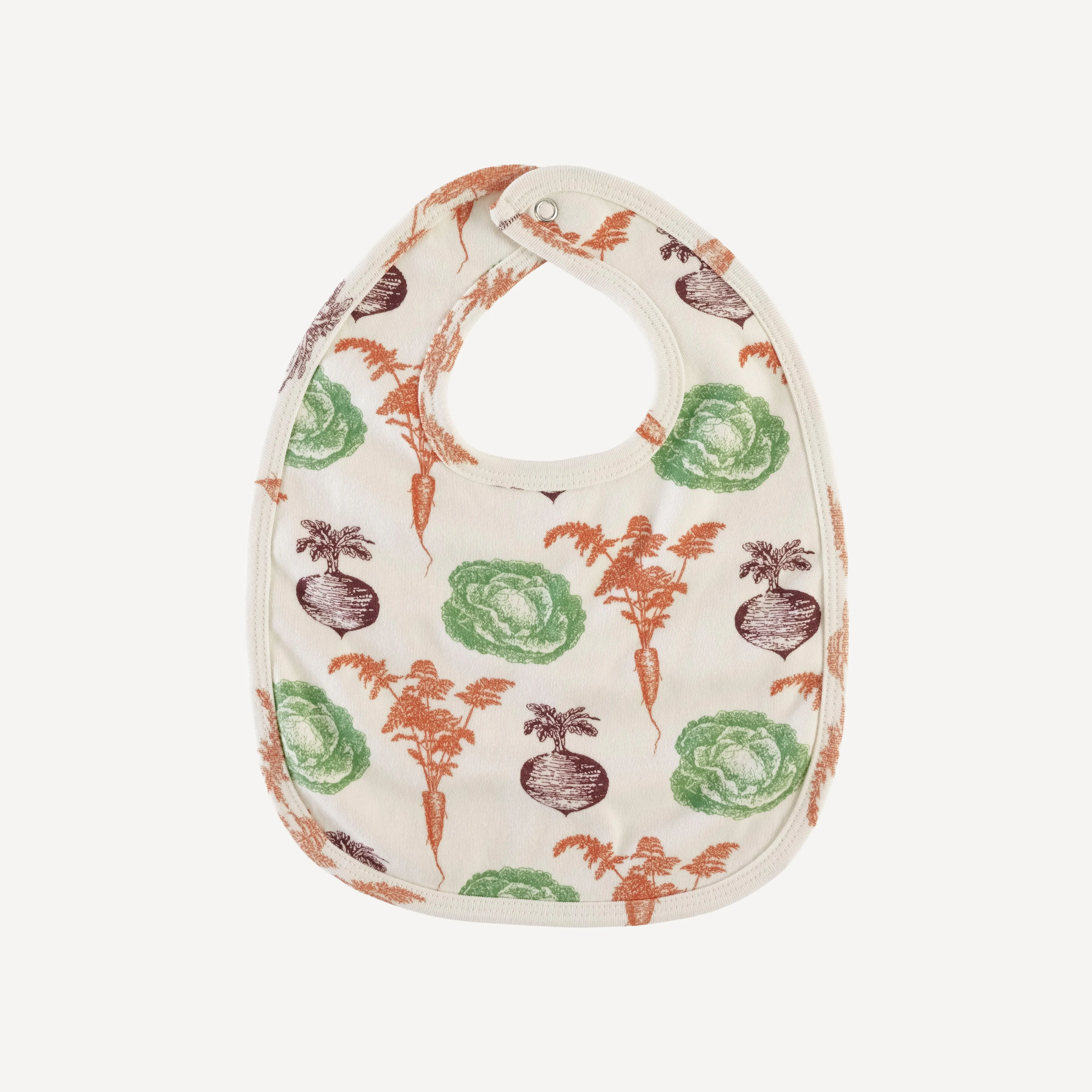 bib | veggies | organic cotton interlock