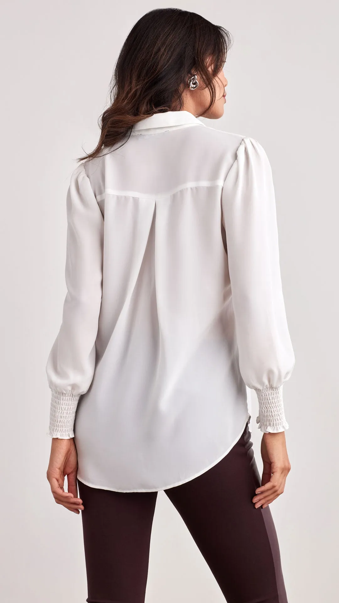 BLOUSON SLEEVE BLOUSE