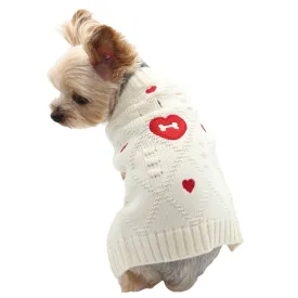 Bone Heart Sweater