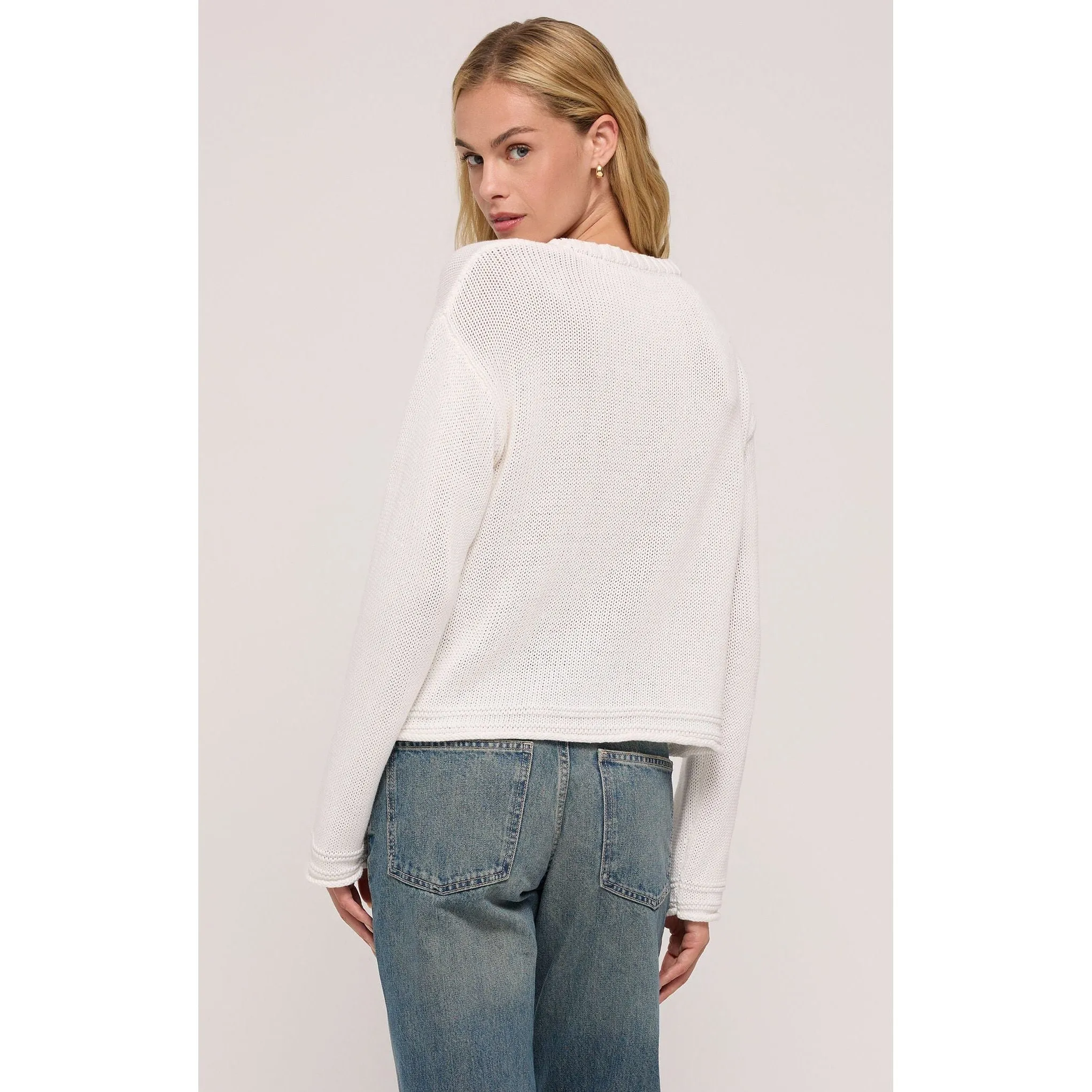 Emerson Sweater in White