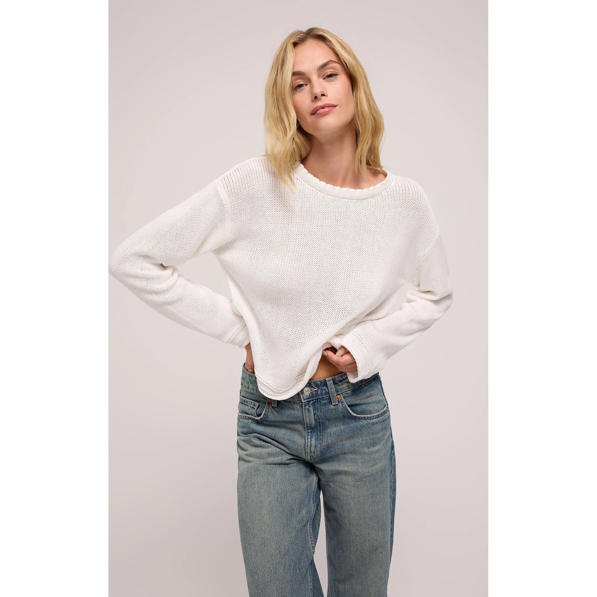 Emerson Sweater in White