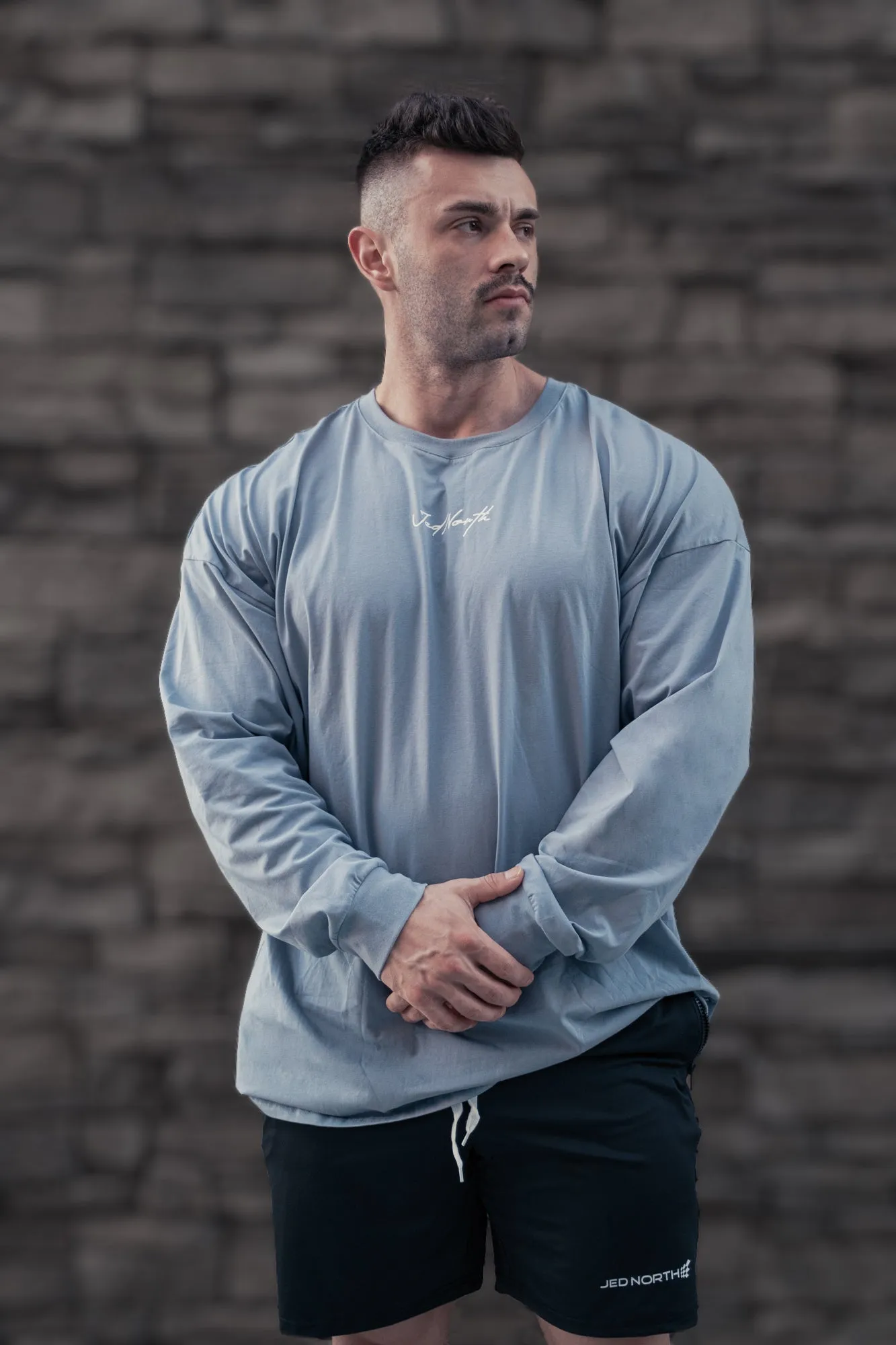 Energy Oversized Long Sleeve T-Shirt 2.0 - Arctic Blue