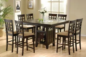 Gabriel 9-piece Square Counter Height Dining Set Cappuccino