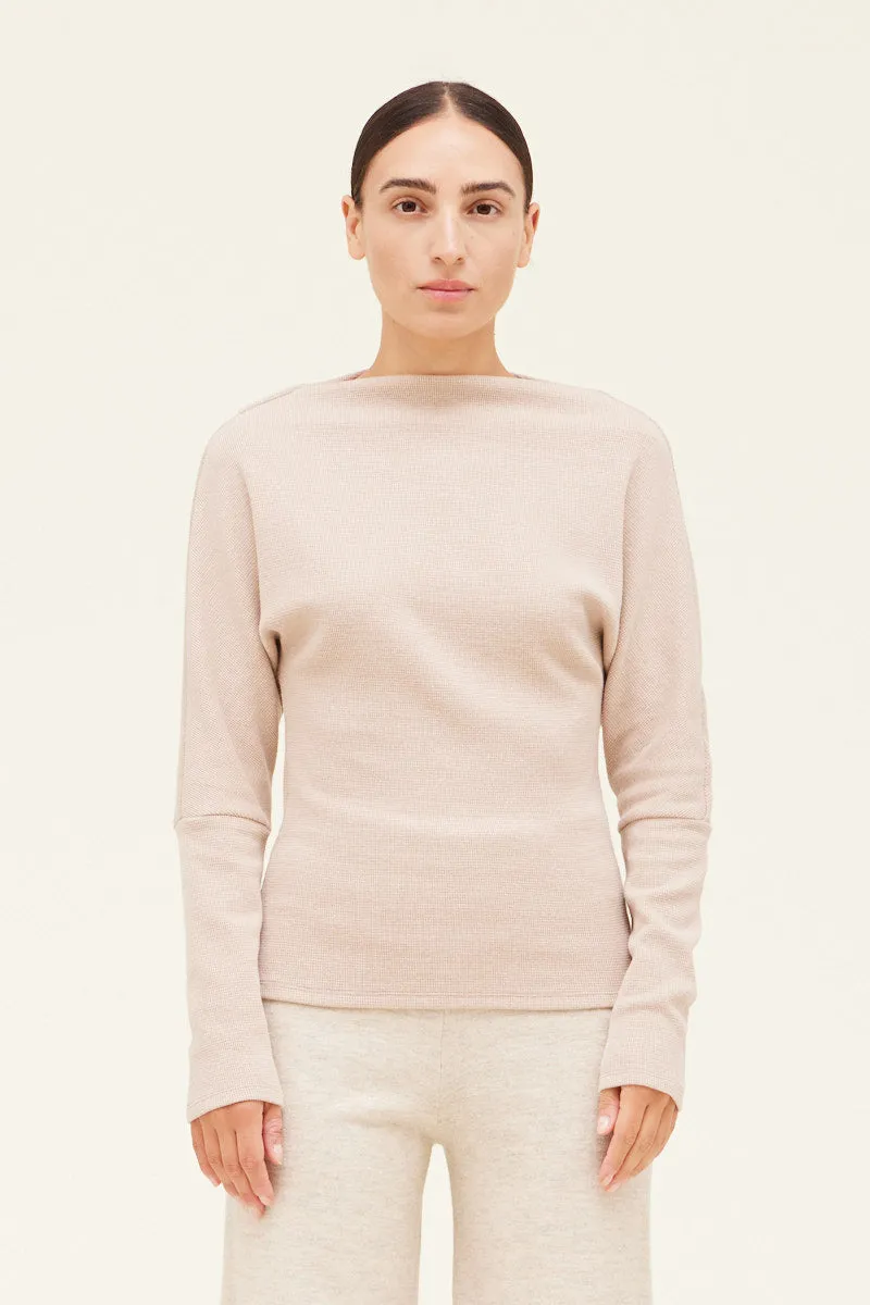 Grade and Gather Mini Waffle Knit Long Sleeve