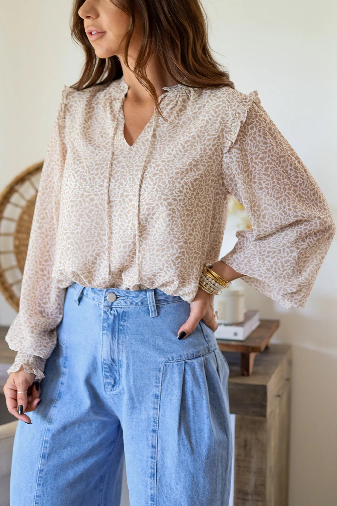 Heather Blouse - Cream