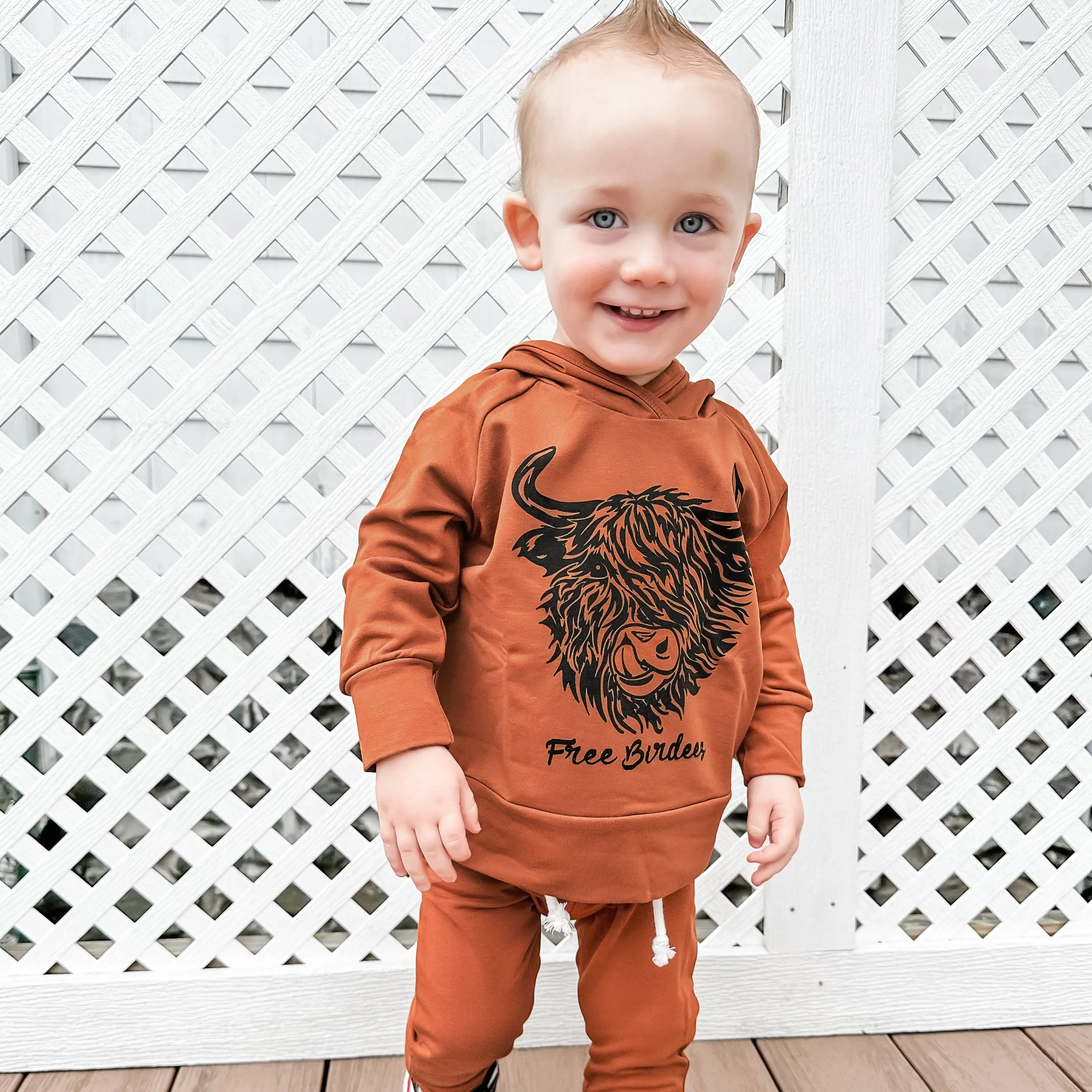 Highland Hoodie Sweatshirt || Bamboo/Cotton/Spandex French Terry (18M-8Y)