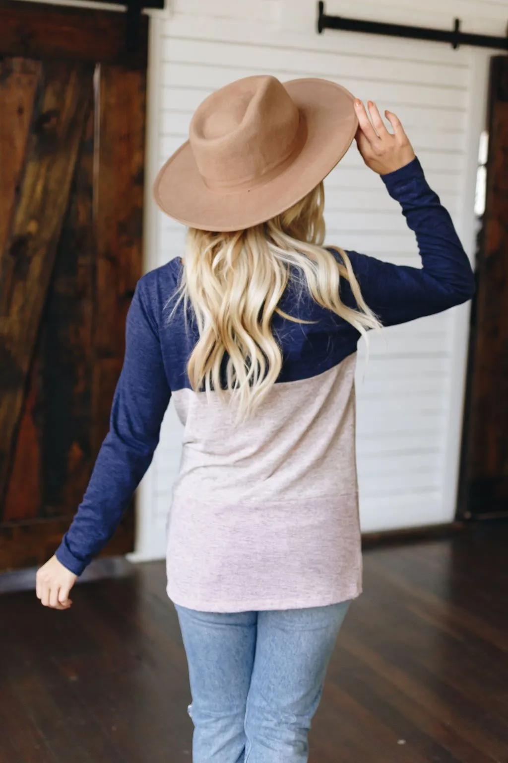 Knot Day Dreaming Color Block Tunic