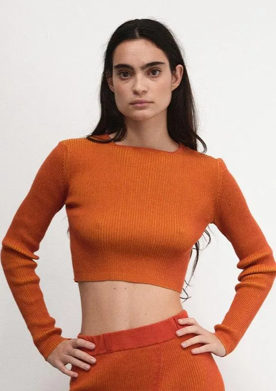 Le Crop Top Orange