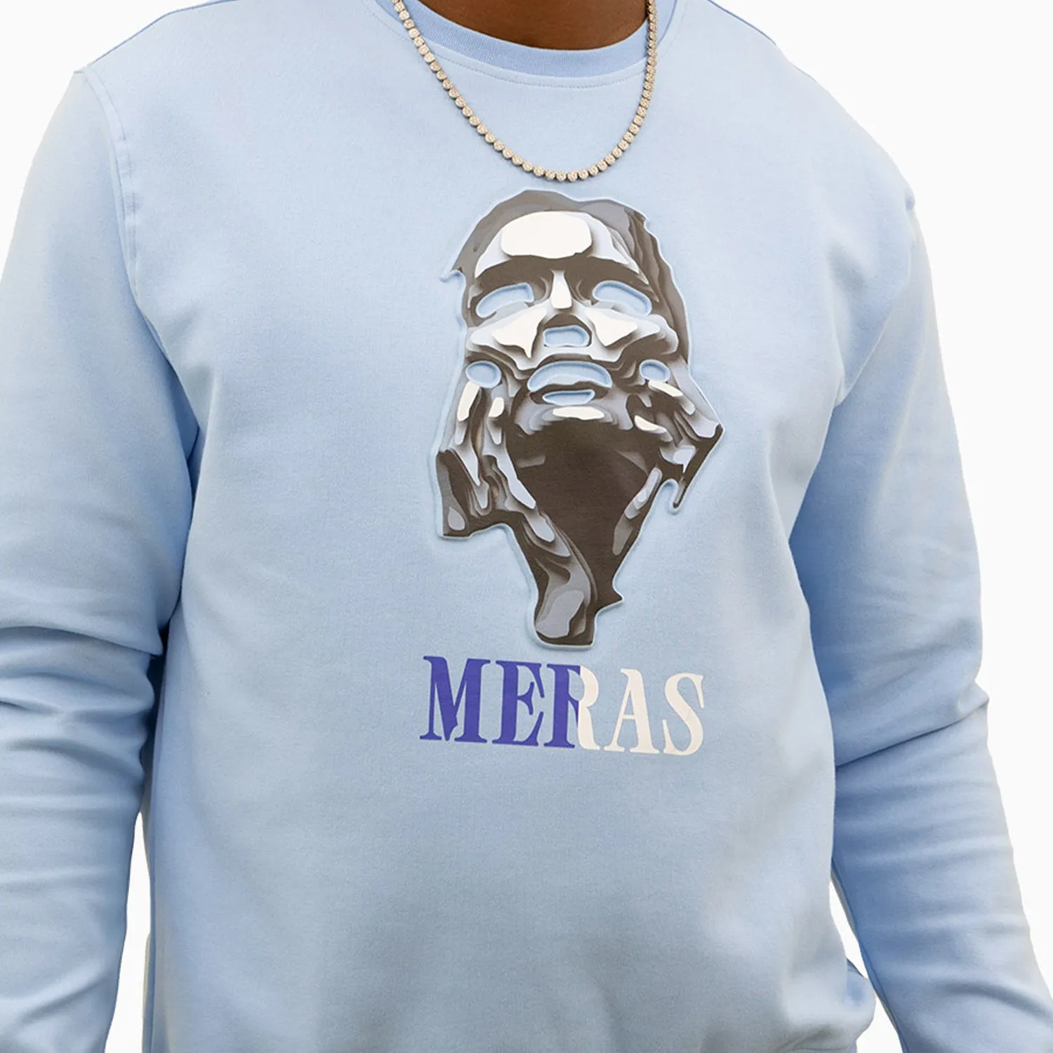 Men's Grey Lady Crew Neck Sweatshirt