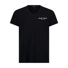 Men's V-Neck Black T-Shirt