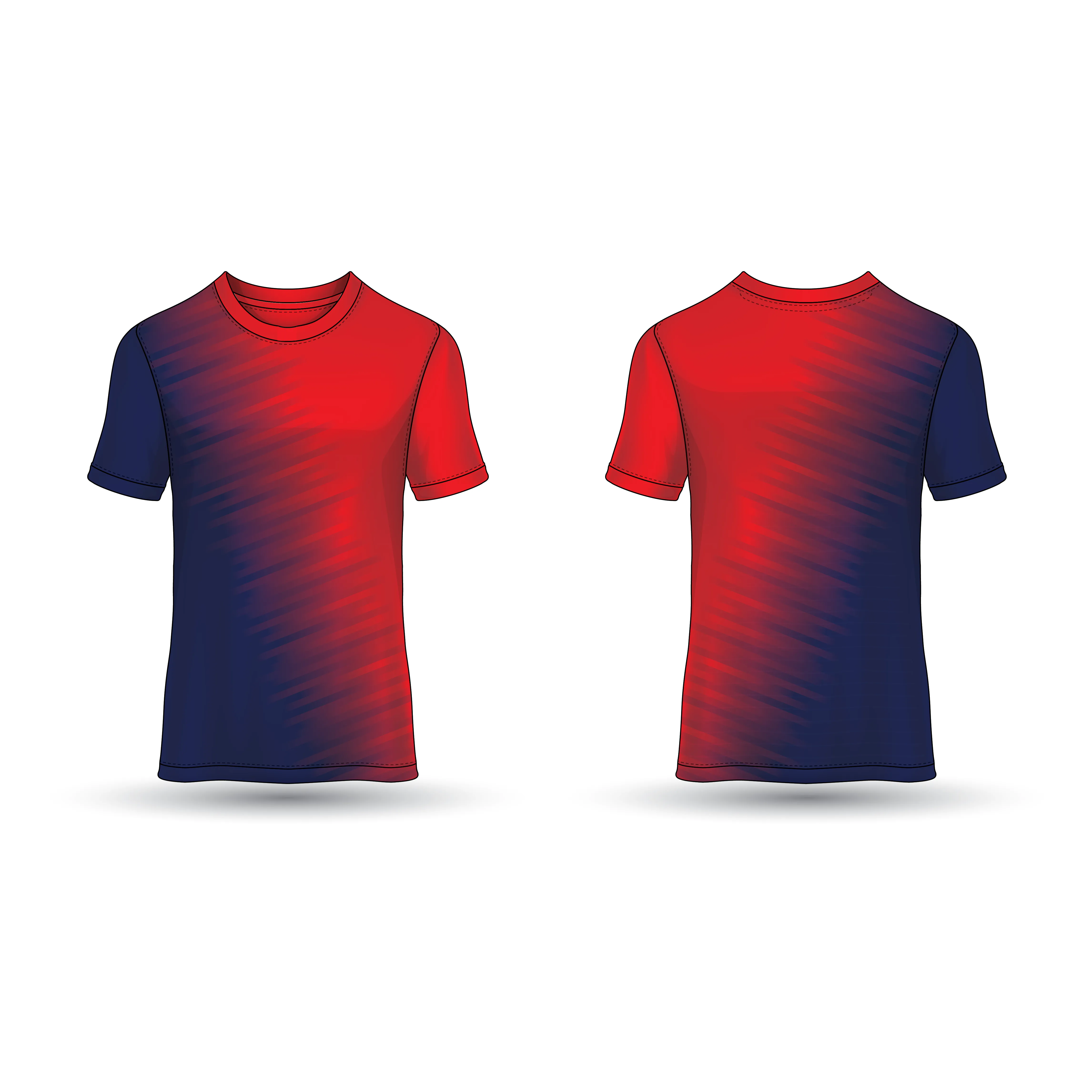 NEXT PRINT All Over Printed Customized Sublimation T-Shirt Unisex Sports Jersey Player Name & Number, Team Name NP50000208