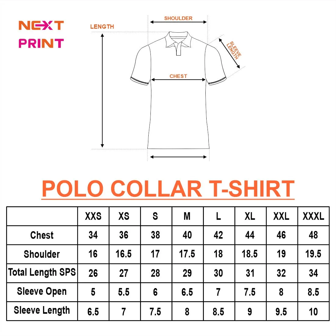 Next Print Customized Polo Neck Red Jersey NPTS06