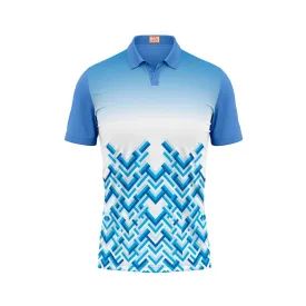 Next Print Customized Polo Neck Skyblue Jersey Design 46