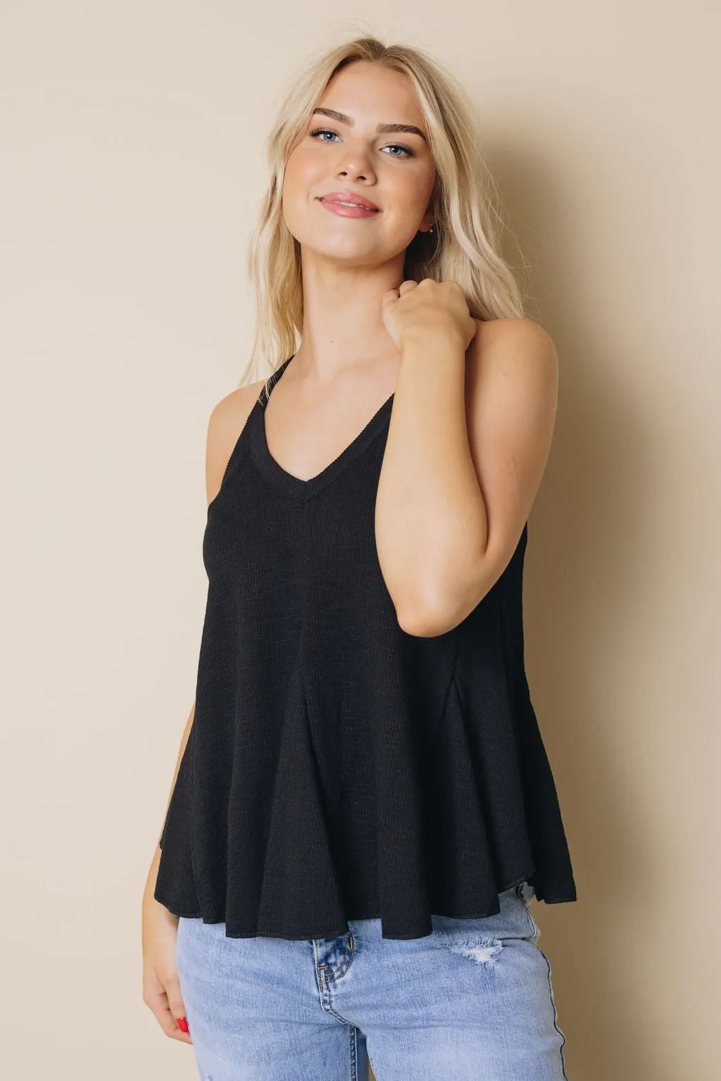 Paula Ruffle Tank