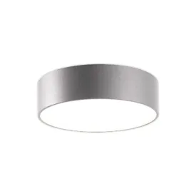 Round Silver Ceiling Light