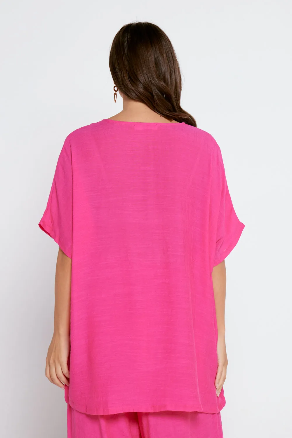 Serena Top - Hot Pink