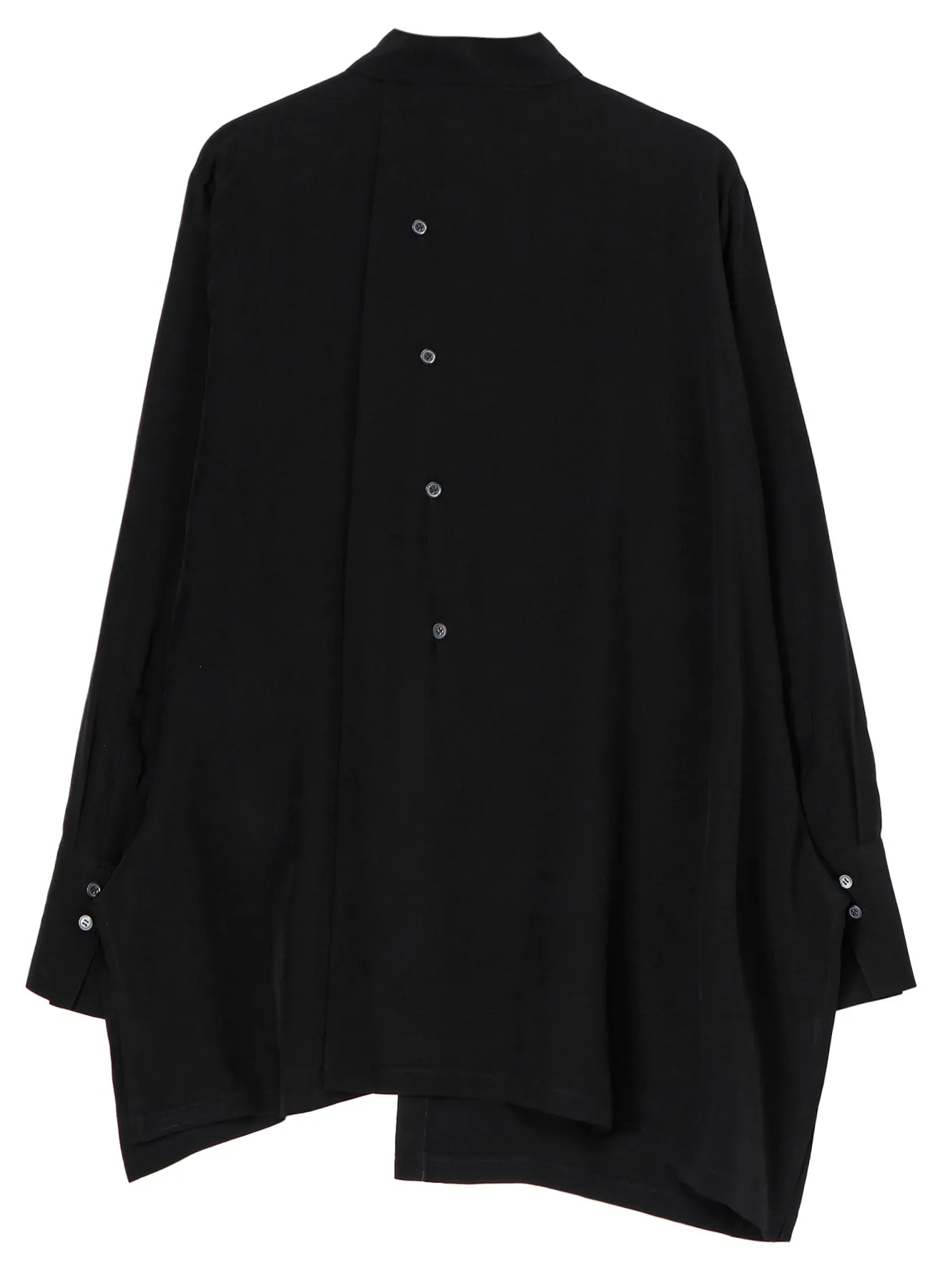 SPUN RY CLOTH R-ASYMMETRIC FLARE BLOUSE