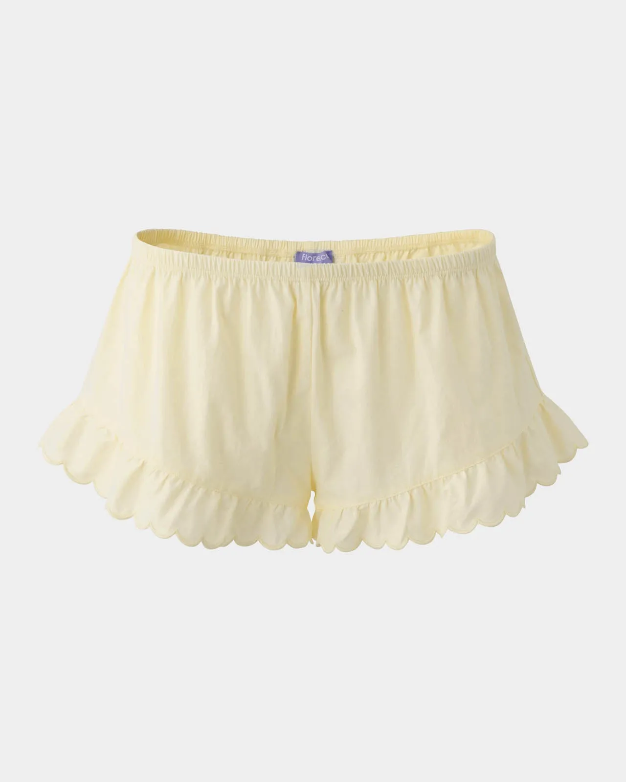 Sweet Solstice Scallop Linen Short