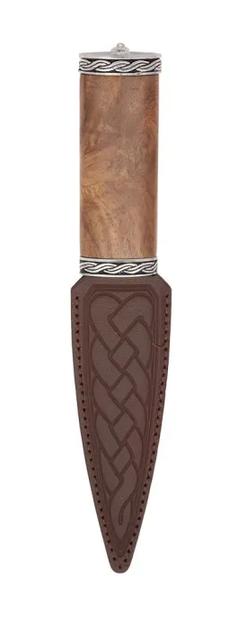 Torridon Red Shisham Sgian Dubh With Plain Top